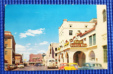 Vtg c1960 Looking north on Scott Street Tucson Arizona Santa Rita Hotel Postcard picture