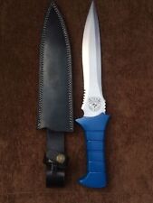 CUSTOM HANDMADE D2 STEEL RE4 Leon Kennedy's Knife HUNTING BOWIE KNIFE W/SHEATH picture