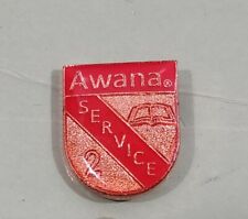 Awana Service Vintage Metal Pinback  picture