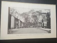 1911 photo plate homes on Cumberland Avenue Portland Maine new concrete road  picture
