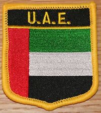 UAE United Arab Emirates Shield Country Flag Embroidered PATCH Badge P1 picture