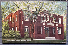 Vintage Postcard 1951 Masonic Temple, Harvard, Illinois (IL) picture