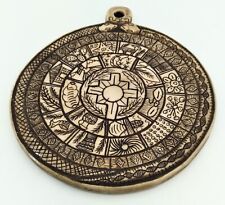 Peruvian Hand carved Inca's calendar -Caliza stone-snake design Cusco 8.5