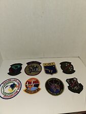 A lot of 8 different military patches picture
