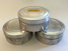 Lot of 3 Vintage Eastman Kodak Company 35mm Bulk Film Tin Can 4 x 1.5 picture