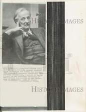 1963 Press Photo Jean Felix Piccard, balloonist and cosmic ray researcher picture