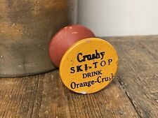 1930s-40s Orange Crush Wood Yo-yo Rare Original Soda Advertising picture