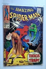 Amazing Spider-Man 54 (VG+) Romita Aunt May Dr. Octopus 1967 Marvel Comics Y518 picture