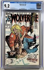 Wolverine 10 (Marvel, 1989)  CGC 9.2 WP  **1st Appearance Silver Fox** picture