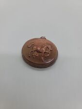 Vintage Birth Gramm Copper Tin Lined Mini Chocolate Mold Switzerland Horse picture