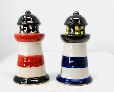 Beachcombers 2-Piece Lighthouse Salt & Pepper Shaker Set, 4 inches Multicolor picture