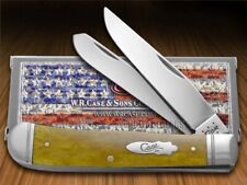 Case xx Knives Trapper Smooth Antique Bone Handle Pocket Knife Stainless 58182 picture