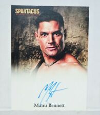 2009 Rittenhouse Spartacus Blood & Sand Manu Bennett Crixus Autograph Auto Card picture