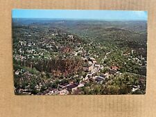 Postcard Eureka Springs AR Arkansas Aerial View Downtown Vintage PC picture