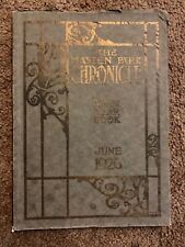 The Masten Park Chronicle June 1926 Senior Class Yearbook Buffalo NY picture