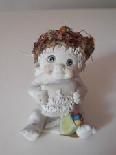 Vintage Dreamsicles I Love Mommy Cherub Angel Crayon DC226 Ribbon Head Wreath picture