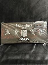 FiGPiN Attack on Titan Deluxe Box Set 2023 LE1000 With Logo Pin LOCKED picture