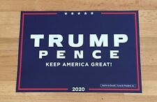 Donald Trump Pence Official 2020 President Campaign Sign Poster Placard KAG Blue picture