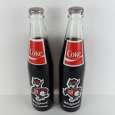 Vintage Coca-Cola Bottle NC State Wolfpack 1983 NCAA Champions 10 oz Full picture