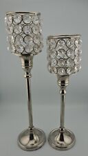 Crystal-Vintage Hollywood Regency Votive/Tealight Crystal Candle Holders picture