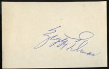 Ziggy Elman d1968 signed autograph auto 2.5x4 Cut American Jazz Trumpeter picture