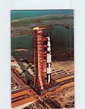 Postcard Aerial view NASA Apollo Saturn V John F. Kennedy Space Center FL USA picture