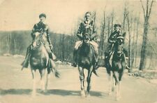 Post election rest horse riders from Skytop Club Political Campaign 1932 Cresco picture
