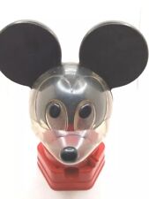 Hasbro Walt Disney Vintage 1968 Plastic Mickey Mouse Head Coin Gumball Machine picture