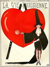 1926 La Vie Parisienne Je Vais Parler France French Vintage Travel Poster Print picture