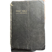 1965 Vintage Holy Bible Concordance Pictures Maps Outside Spine needs Glue picture