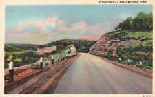 Postcard MN Winona Minnesota Stockton Hill Road 1936 Linen Vintage PC J2050 picture