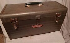 Vintage Sears Craftsman Metal Toolbox With Tray  picture