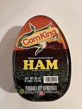 Vintage Rath Corn King 5 Lb Boneless Cooked Ham Tin Sealed Empty Key Wind OK picture
