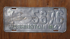 1947 WASHINGTON License Plate # I - 5676 picture