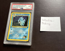 PSA 9 FIRST EDITION Giovanni’s Gyarados Holo Pokemon Card Gym Challenge Mint. picture