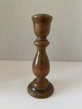 Vintage Wood Candlestick picture