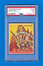 1933 R73 Goudey Indian Gum Card  #149 - HONG-EE - Series 216 - PSA 5 - EX picture