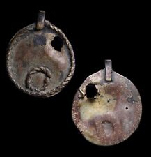 RARE Judaea Find Ancient Silvered Pendant Charm Antiquity Artifact Magical wCOA picture