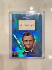 2021 Pieces Of The Past - Abraham Lincoln - Authentic Handwritten Relic picture