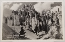 Real Photo Queen's Garden Bryce Canyon National Park Utah Postcard picture