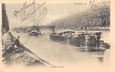 CPA 52 CHEVILLON LE PORT DU CANAL (back undivided) RARE CLICK picture