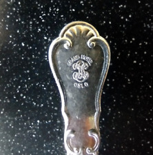 Rare Vintage GRAND HOTEL OSLO NORWAY SILVER PLATED DEMITASSE SPOON  NM90 picture