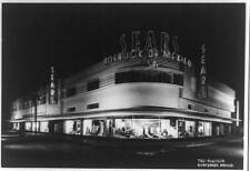 Sears Roebuck Department Store,Monterrey,Mexico,c1954,Night View,Illuminated picture