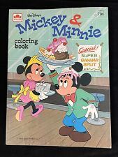 Walt Disney’s Mickey & Minnie Golden Coloring Book 1977  picture