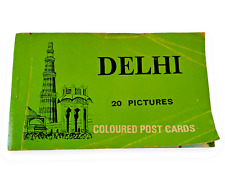 VTG Delhi India Postcard Book Mid-Century 