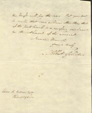ALBERT GALLATIN - AUTOGRAPH LETTER SIGNED 01/22/1806 picture