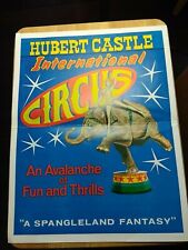 Huge Hubert Castle International Circus Program/Flyer Bright and Beautiful picture