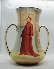 Royal Doulton Shakespeare series twin handled vase,Cardinal Wolsey D3596-6 1/4 h picture