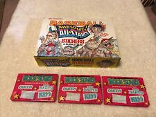 1988 Leaf Baseball Awesome All STARS Box with 35 of the 36 Sealed Packs + 3 Pks picture