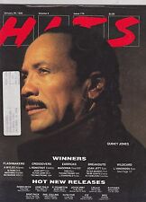 JAN 29 1990 HITS vintage music magazine - QUINCY JONES picture